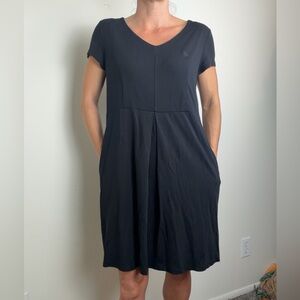 BURBERRY BRIT Black Cotton Jersey Dress
